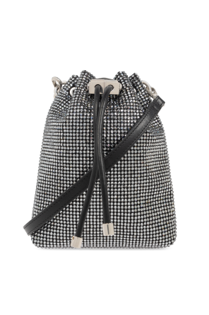 ショルダーバッグ・ポシェット JIMMY CHOO Women Shoulder Bags BON BON BCKT N S MN HUT BLACK Jimmy Choo Bon Bon Shoulder Bag In Black Leather | italist